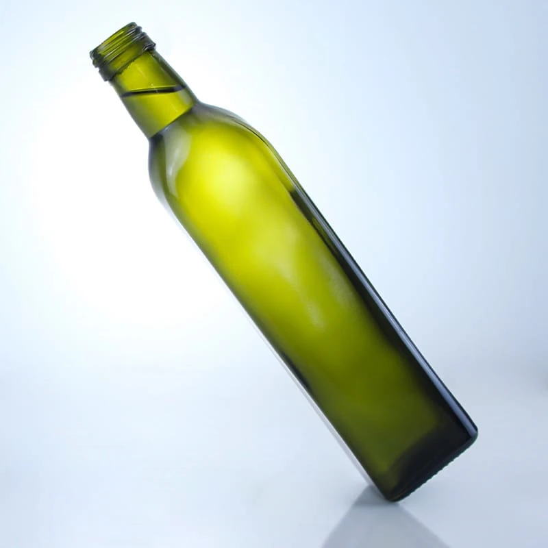 hot sale square green olive bottle 250ml 500ml 700ml 1000ml