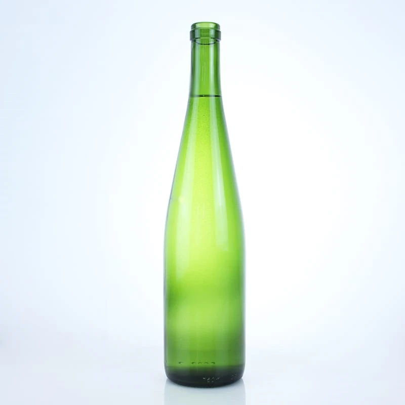 new design green wine bottle 500ml  750ml 