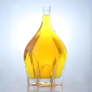 191-Eco-friendly 750ml brandy whiskey glass bottles