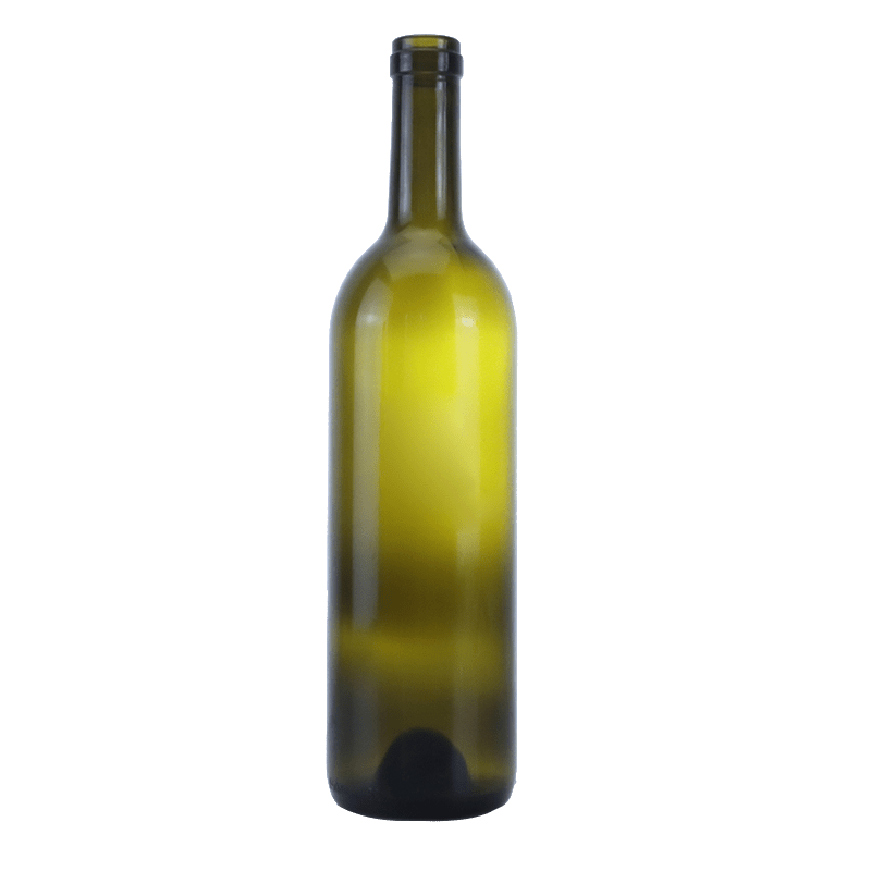 750ml  Classic green wine glass bottle